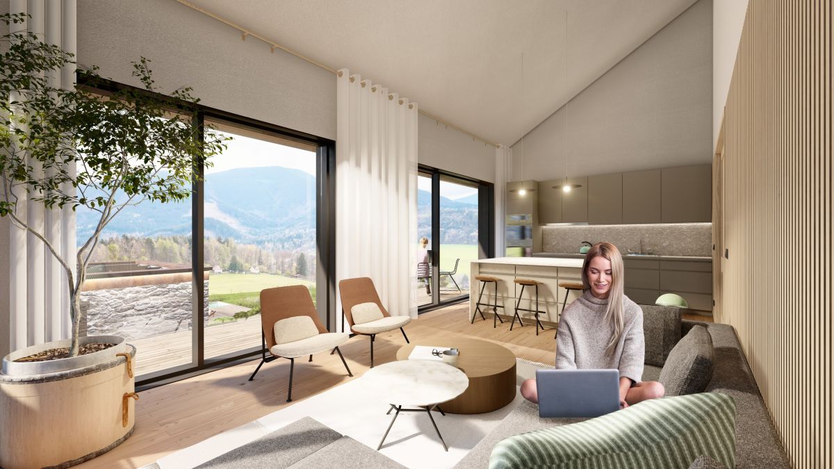 Apartmány Ostravice - vizualizace